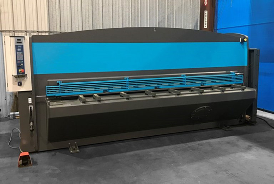 Sistema de corte QC12Y-4x3200 da automatização E21s da máquina da guilhotina do Cnc da chapa metálica